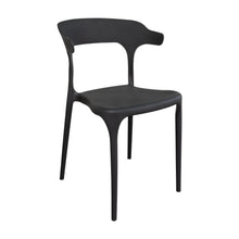 Silla Elena, Color Negro, con Espaldar y Diseño Moderno