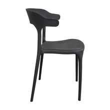 Silla Elena, Color Negro, con Espaldar y Diseño Moderno
