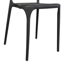 Silla Elena, Color Negro, con Espaldar y Diseño Moderno