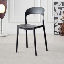 Silla Patrick, Color Negro, Con espaldar y diseño Moderno