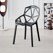 Silla Roxy, Color Negro, Con espaldar y diseño Moderno