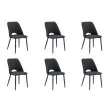 Silla Urban, Color Negro, Con espaldar y diseño moderno X6