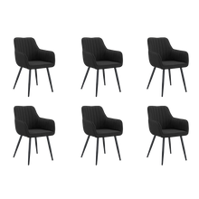Silla Neo, Color Negro, Con espaldar y diseño Moderno X6