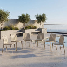 Silla Alice, Taupe, Con espaldar y diseño minimalista X6