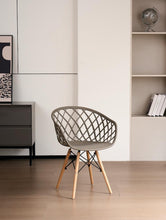 Silla Oasis con Brazos, Color Taupe, Con espaldar X2