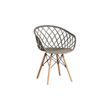 Silla Oasis con Brazos, Color Taupe, Con espaldar X4