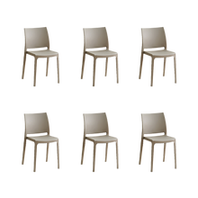 Silla Soho, Taupe, Con espaldar cerrado y diseño minimalista X6