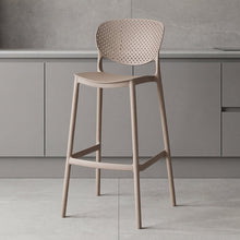 Silla para Bar Rio, Color Taupe, Diseño Moderno