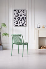 Set de 4 Sillas Terra, Color Verde Olivo, con Espaldar