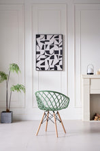 Silla Oasis con Brazos, Color Verde Olivo, Con espaldar X2