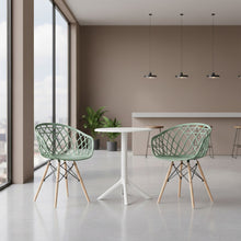 Silla Oasis con Brazos, Color Verde Olivo, Con espaldar X2