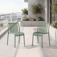 Silla Terra, Color Verde Olivo, Con espaldar X2