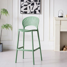 Silla para Bar Paraiso, Color Verde Olivo, Diseño moderno