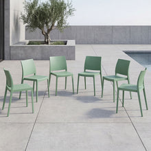 Silla Soho, Verde, Con espaldar cerrado y diseño minimalista X6