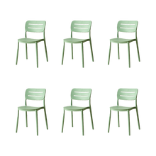 Silla Harriman, Verde, Con medio espaldar y diseño minimalista X6