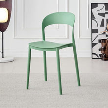 Silla Patrick, Color Verde Oliva, Con espaldar y diseño Moderno