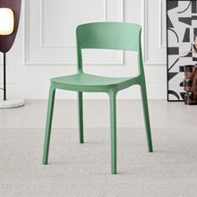 Silla Monaco, Color Verde Oliva, Con espaldar y diseño Moderno