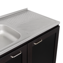 Cocina Integral Toronto, Wengue, Incluye Mesón Izquierdo ZF