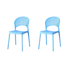 Silla Paraiso, Color Azul, Con espaldar y Diseño moderno X2
