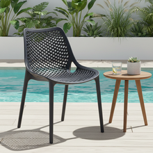 Set de 4 Sillas Miame, Negro, con Espaldar y Reposa Brazos