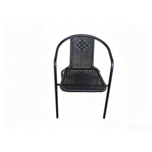 Juego de Terraza Rattan Balí, Color Negro