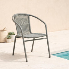 Juego de Terraza Rattan Manila, Color Gris