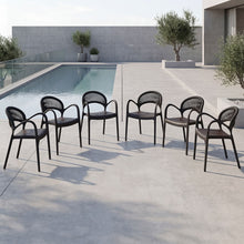 Silla Daytona, Negro, Con Espaldar, Reposa Brazos y Diseño Minimalista X6