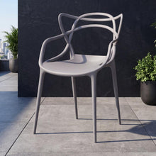 Silla Palermo, Color Gris, con Espaldar y Diseño Moderno