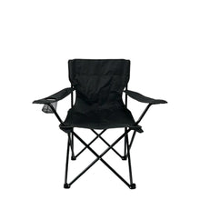 Set de 4 Sillas Plegable Camping Tanzania, Negro, Incluye Bolsa de Transporte