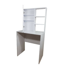 Tocador Mallorca 140x70x40cm Blanco + Silla Blanca