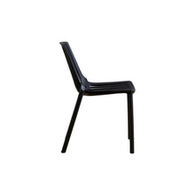 Set de 4 Sillas Tanger, Negro, con Espaldar y Diseño Moderno