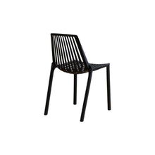 Set de 4 Sillas Tanger, Negro, con Espaldar y Diseño Moderno