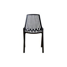 Set de 2 Sillas Tanger, Negro, con Espaldar y Diseño Moderno