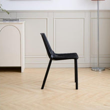 Set de 2 Sillas Tanger, Negro, con Espaldar y Diseño Moderno