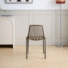 Set de 4 Sillas Tanger, Taupe, con Espaldar y Diseño Moderno