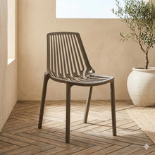 Set de 4 Sillas Tanger, Taupe, con Espaldar y Diseño Moderno