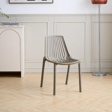 Set de 2 Sillas Tanger, Taupe, con Espaldar y Diseño Moderno