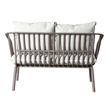 Sala de Exterior Sorrento, Color Taupe, con Cojines Beige, 4 Piezas