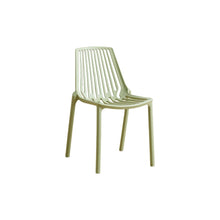Set de 4 Sillas Tanger, Verde Olivo, con Espaldar y Diseño Moderno