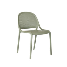 Silla Tolondo, Verde Olivo, con Espaldar Redondo Transpirable y Diseño Minimalista