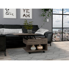 Mesa de Centro Salento, Nogal, con Espacio Extensible y Rodachinas de Eno ZF