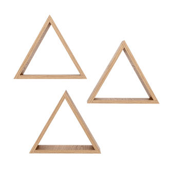 Set de Repisas Angular, Beige, X6 Unidades