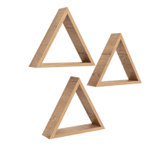 Set de Repisas Angular, Beige, X 3 Unidades