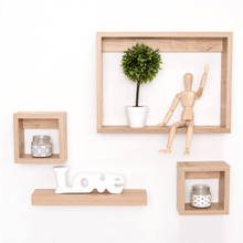 Set de Repisas Amelia, Beige, X 4 Unidades