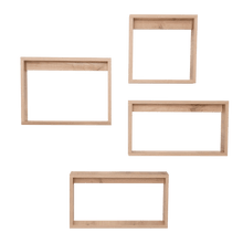 Set de Repisas Rectangulares Utah, Beige, X8 Unidades