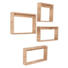 Set de Repisas Rectangulares Utah, Beige, X 4 Unidades