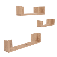 Set de Repisas en U Eva, Beige, X3 Unidades