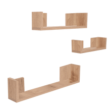 Set de Repisas en U Eva, Beige, X6 Unidades