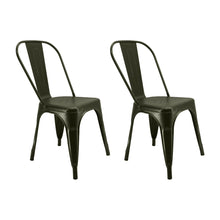 Kit por 2 Silla Tolix Metalica Para Comedor Restaurante - Bronce