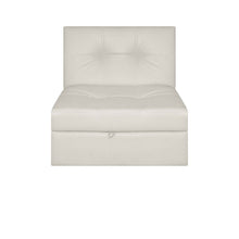 Silla Cama Angela Cuero Sintetico, Color Beige